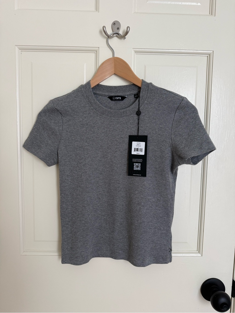 CUTS Tomboy Tee - Heather Grey